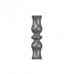 fer forgé Garniture pour barreau HAUTEUR 120 mm x 30 mm LARGEUR - Ref ANG2