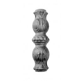 fer forgé Garniture pour barreau HAUTEUR 135 mm x 36 mm LARGEUR - Ref G8-16