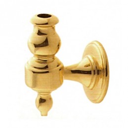 fer forgé Pipe lisse pour support de barreau laiton HAUTEUR 135 mm x 95 mm LARGEUR - Ref AR34300