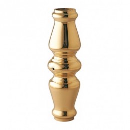 fer forgé Garniture pour barreau laiton HAUTEUR 135 mm x DIAMETRE 40 mm - Ref AR78360