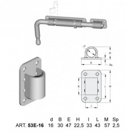 fer forgé Cavalier pour baionnette  - Ref 53E-16