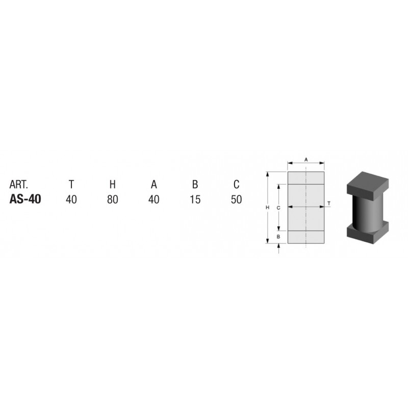 fer forgé Axe à souder  - Ref AS-40