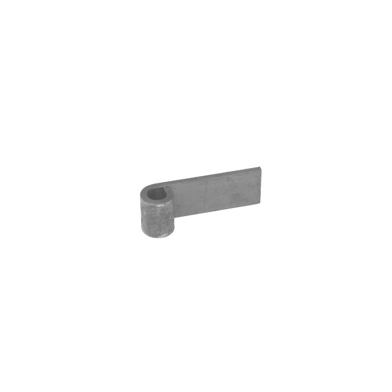 fer forgé Nud à souder pour portail Plat 40x6 - trou rond 16 - Ref NOEUD16