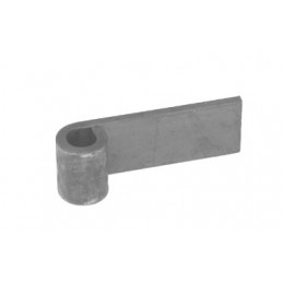 fer forgé Nud à souder pour portail Plat 50x8 - trou rond 20 - Ref NOEUD20