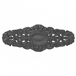 fer forgé Palmette fonte HAUTEUR 130 mm x 335 mm LARGEUR - Ref PAFR089