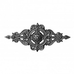fer forgé Palmette fonte HAUTEUR 170 mm x 400 mm LARGEUR - Ref PAF5