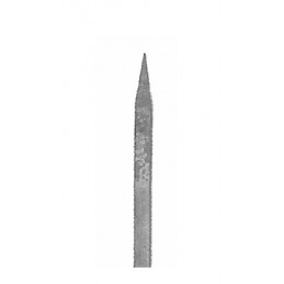 fer forgé Pointe forgée HAUTEUR 200 mm Carré 14x14 - Ref P1CL14