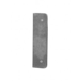 fer forgé Plaque pour gache de serrure verticale CISA à fouillot réversible HAUTEUR 140 mm x 45 mm LARGEUR - Ref PLAQUEG