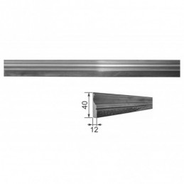 fer forgé Moulure d'angle HAUTEUR 3000 mm L. 40 - Ref MA261AC