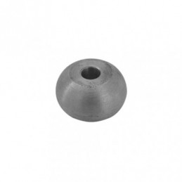 fer forgé Boule méplate percée LARGEUR 16 mm X 8 mm HAUTEUR - Ref BM16P