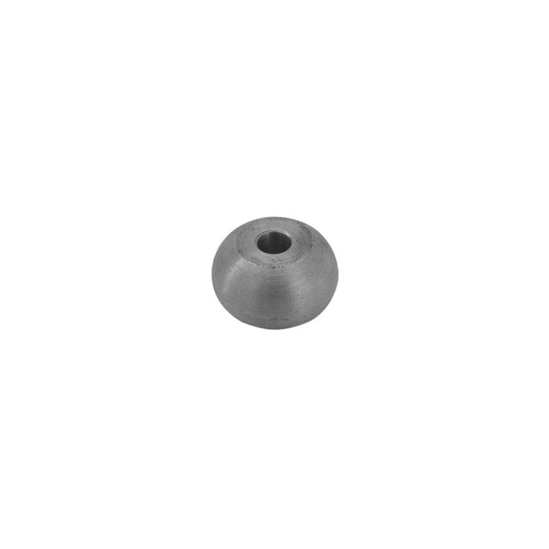 fer forgé Boule méplate percée LARGEUR 16 mm X 8 mm HAUTEUR - Ref BM16P
