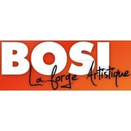 fer forgé Boule méplate percée LARGEUR 18 mm X 11 mm HAUTEUR - Ref BM18P