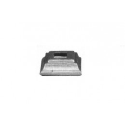 fer forgé Platine cache scellement estampée LONGUEUR 40 mm x 40 mm LARGEUR - Ref P50-16