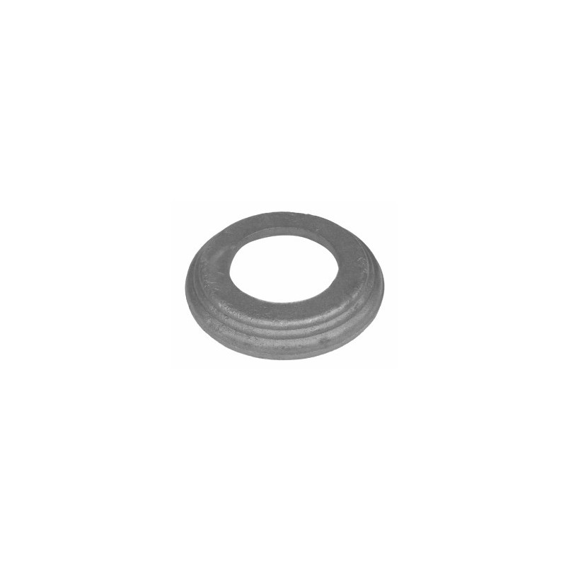 fer forgé Platine cache scellement estampée platine diamètre 120 mm - Passage Rond 65 mm - Ref P60-65