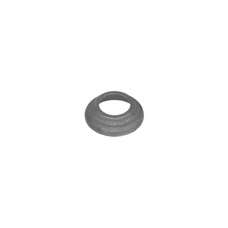 fer forgé Platine cache scellement estampée platine diamètre 50 mm - Passage Rond 18 mm - Ref P60-18