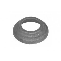fer forgé Platine cache scellement estampée platine diamètre 50 mm - Passage Rond 20 mm - Ref P60-20