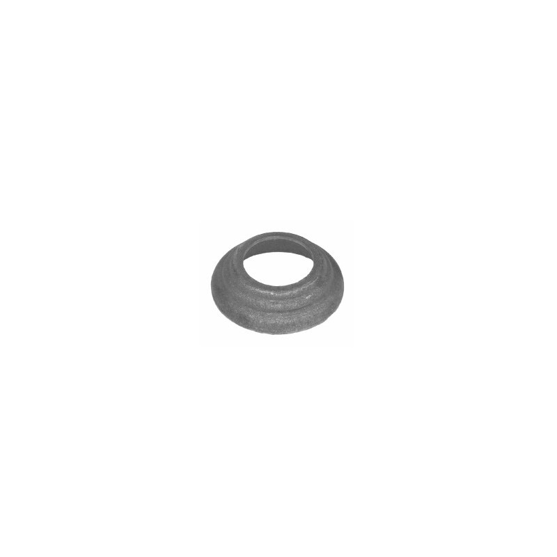 fer forgé Platine cache scellement estampée platine diamètre 60 mm - Passage Rond 25 mm - Ref P60-25