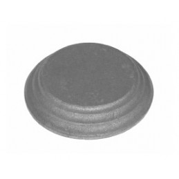 fer forgé Platine cache scellement estampée DIAMETRE 80 mm - Ref P60