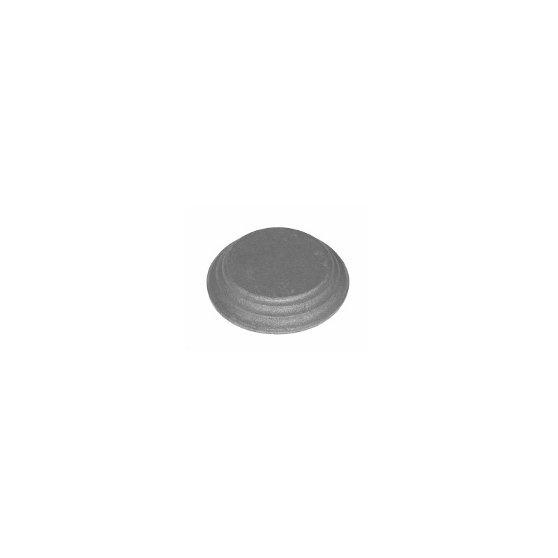 fer forgé Platine cache scellement estampée DIAMETRE 80 mm - Ref P60