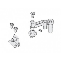 fer forgé Adaptateur pour système de déverrouillage par câble pour le kit coulissant Brown Line Ref 001RSDN001