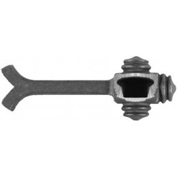fer forgé Patte de scellement pour main courante LONGUEUR 175 mm - Ref F68-201