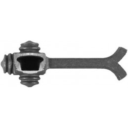 fer forgé Patte de scellement pour main courante LONGUEUR 175 mm - Ref F68-202
