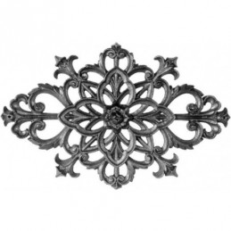 fer forgé Palmette fonte 240 mm x 370 mm - Ref F61-160