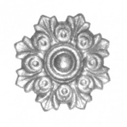 fer forgé Rosace aluminium DIAMETRE 100 mm - Ref F61-163