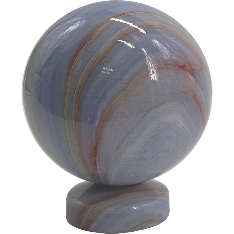 fer forgé Boule de départ de rampe BOULE DIAMETRE 90 mm - Base diamètre 51 mm - Ref BMBLEU