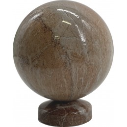fer forgé Boule de départ de rampe BOULE DIAMETRE 90 mm - Base diamètre 51 mm - Ref BMMARRON