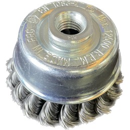 fer forgé BROSSE COUPE TRESSÉE (ACIER)