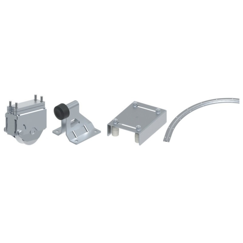 fer forgé KIT "RADIUS" - Vantail Principal Courbe R : 0,50 m