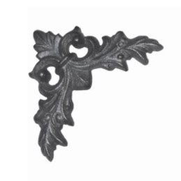 fer forgé Angle fonte HAUTEUR 140 mm x 140 mm LARGEUR - Ref ANGLES