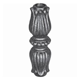 fer forgé GARNITURE POUR BARREAU EN FONTE - 110X38 - Ø16 - ref. BSO02059