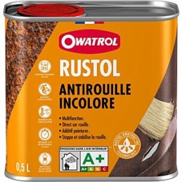 fer forgé Rustol Owatrol incolore - Ref RUSTOL500ML