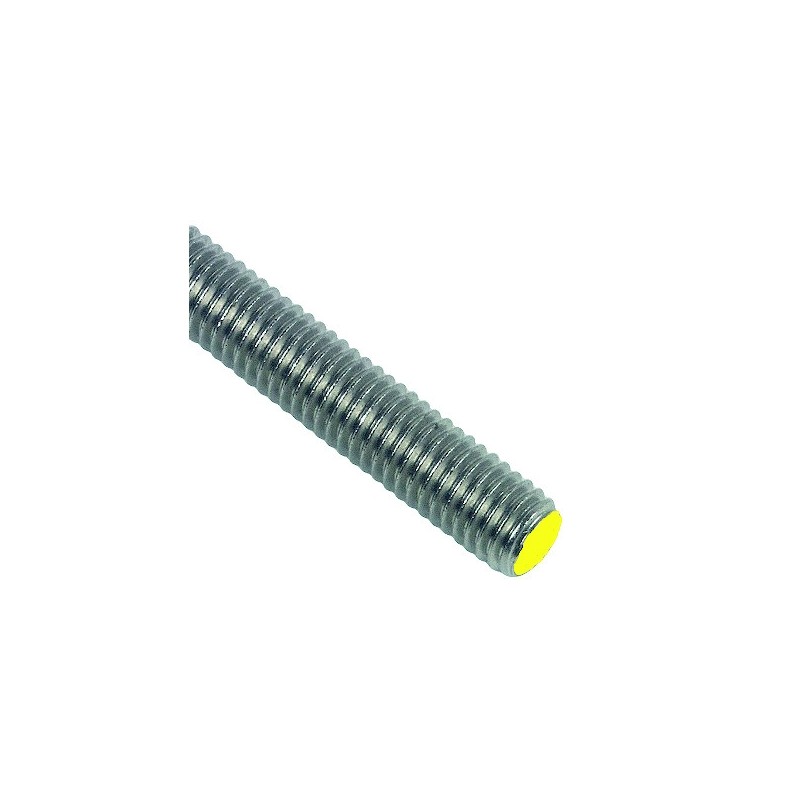 fer forgé TIGE FILETEE M10 R80 ZINGUEE - CLASSE RESISTANCE 8.8 - H.1000mm