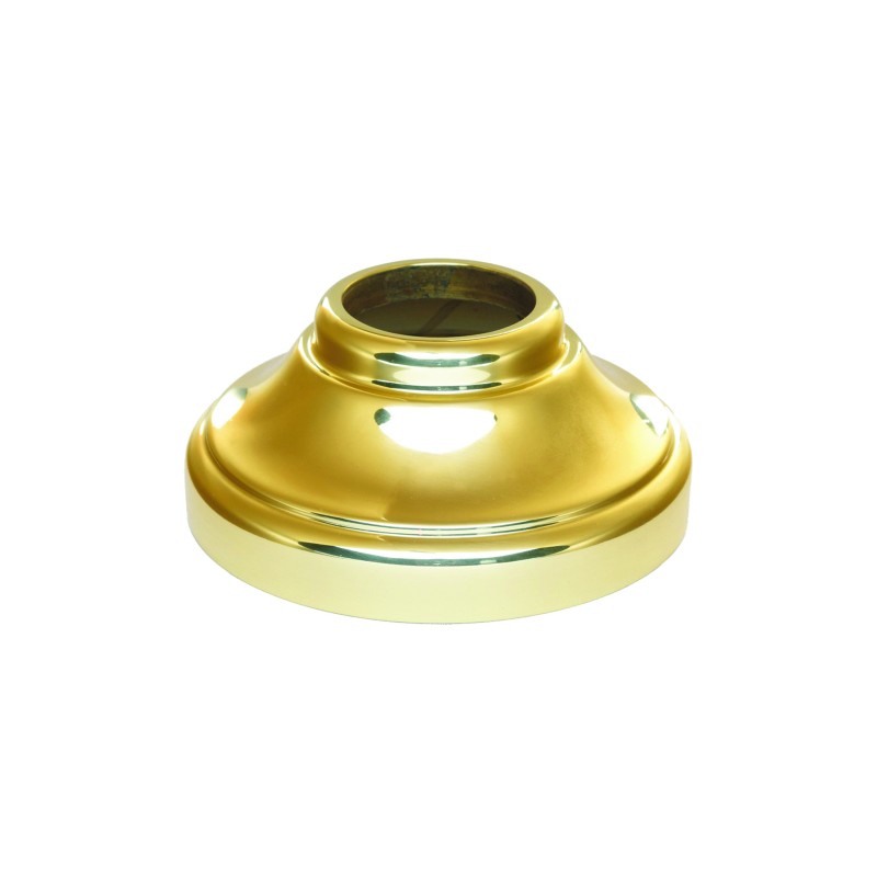 Platine cache scellement laiton DIAMETRE 110 mm x 50 mm - Ref. BSCS...
