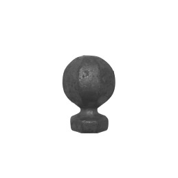 Boule de départ de rampe forgée HAUTEUR 45 mm - Boule diamètre 32 m...